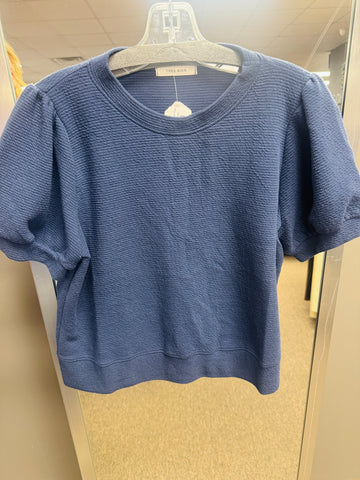 Cloudy Knit Puff Sleeve Top