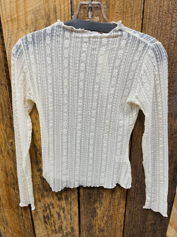 The Cream Lace Top