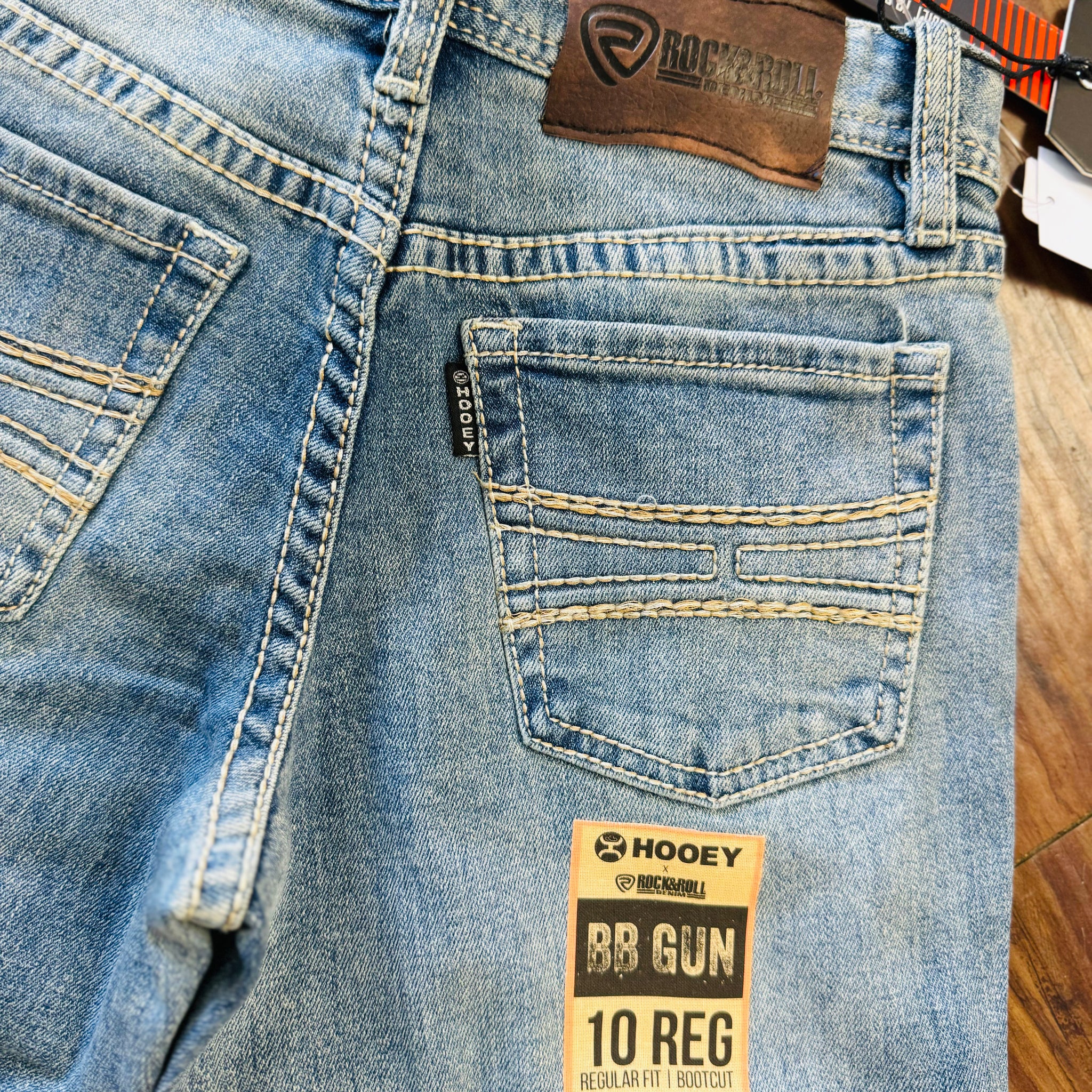 Hooey Raised Denim Bootcut Jeans