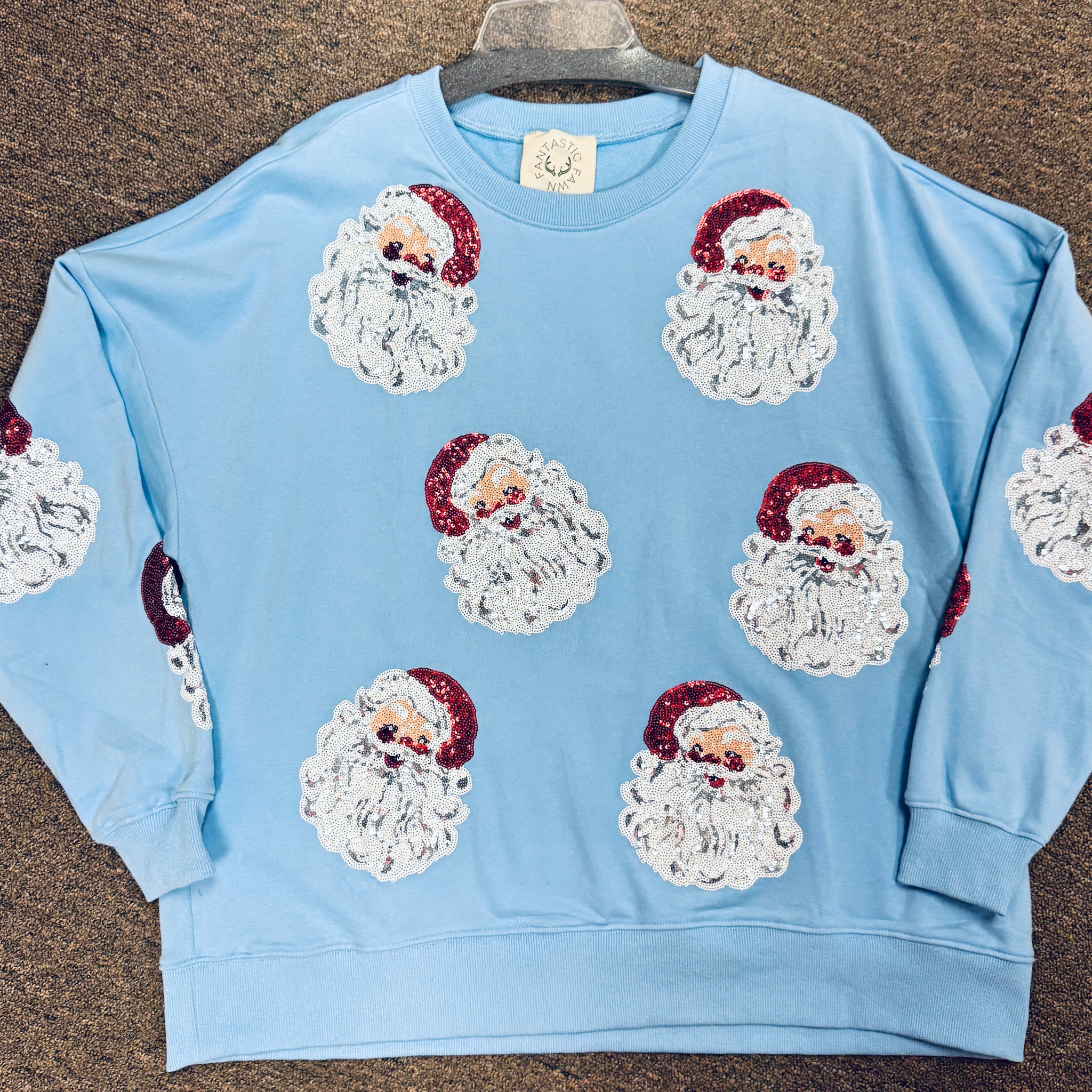 Santa Sequins Sweatshirt