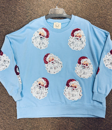 Santa Sequins Sweatshirt