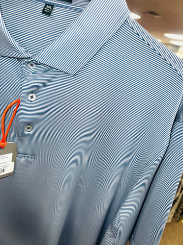 Hinton Striped Perfomance Polo