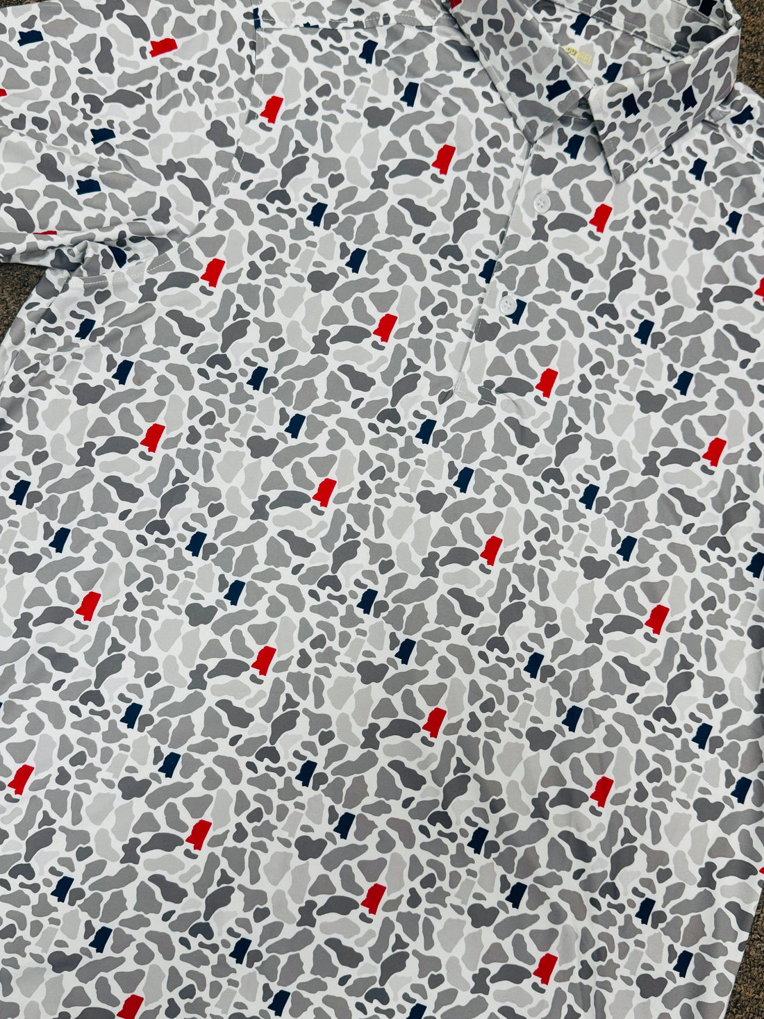 Meripex Mississippi Camo Performance Polo