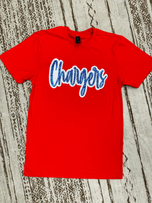 "Chargers" Sequin T-Shirt