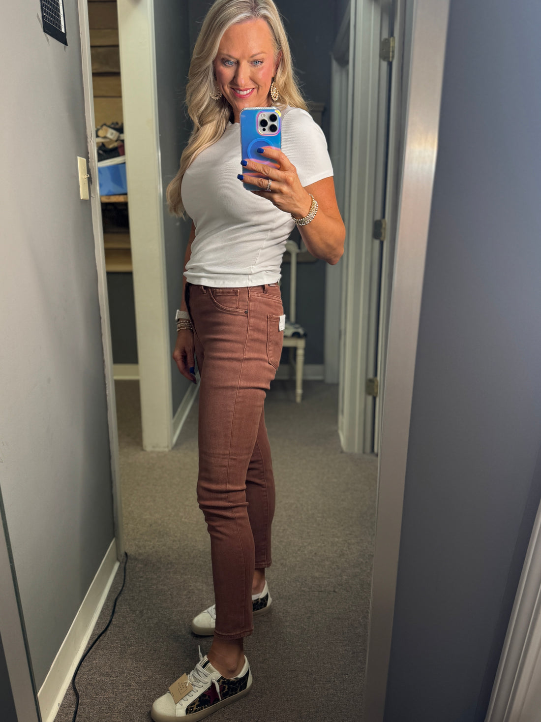 High Rise Skinny Pants