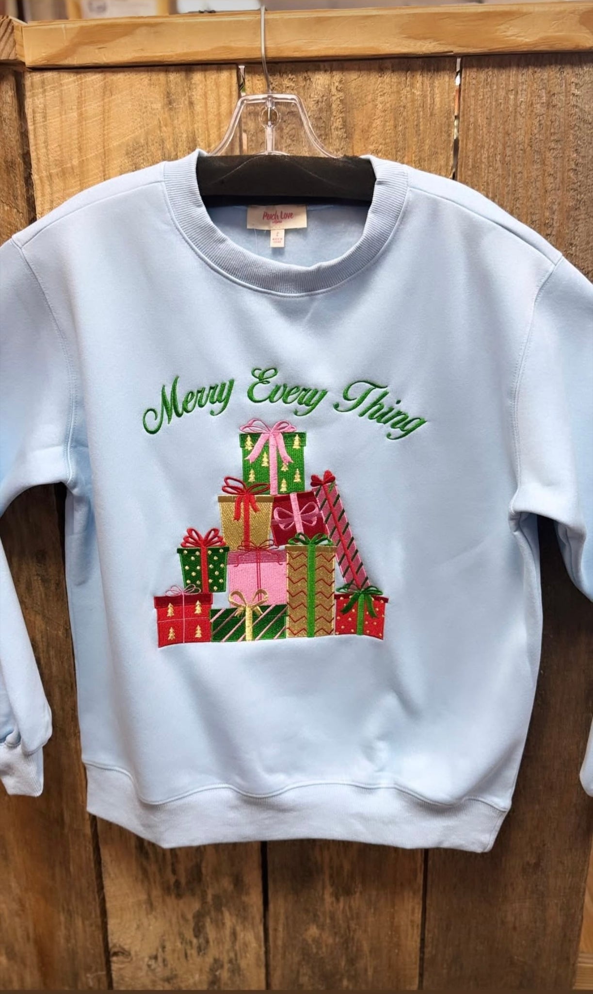 Merry Every Thing Metallic Terry Sweatshirt