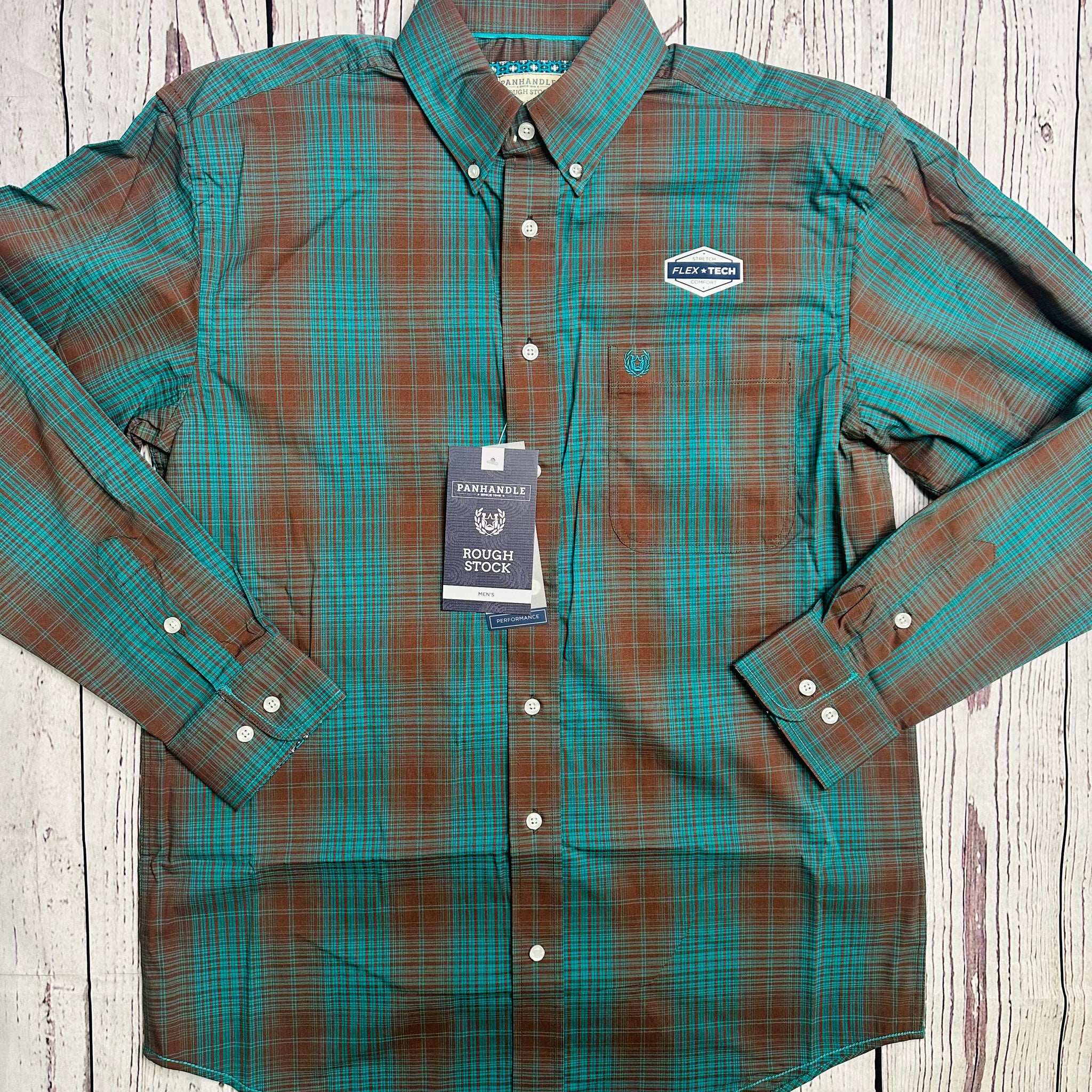 Men's L/S Plaid Button Down Shirt