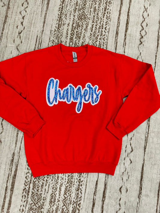 "Chargers" Sequin Sweatshirt