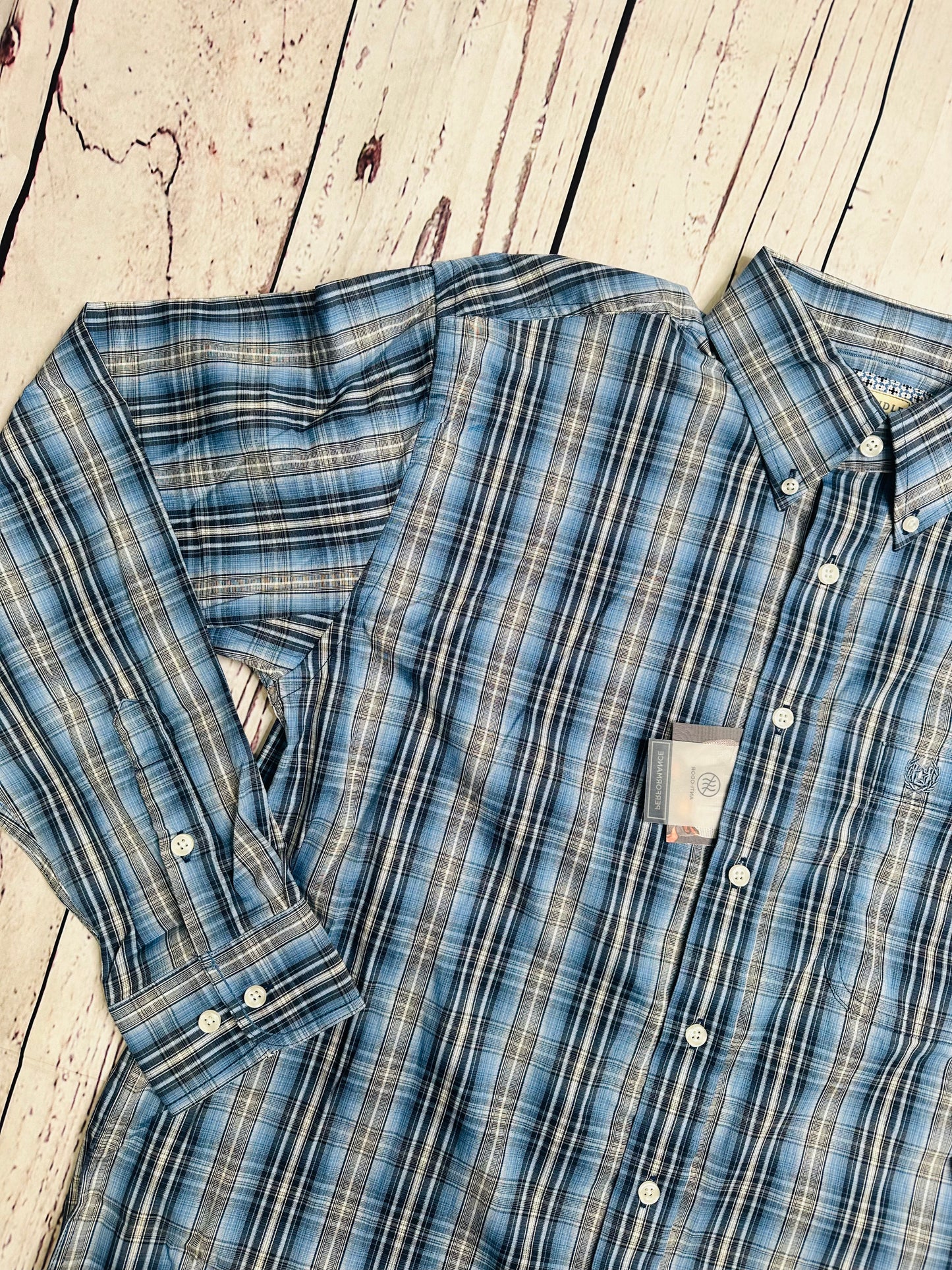 Men's L/S Plaid Button Down Shirt