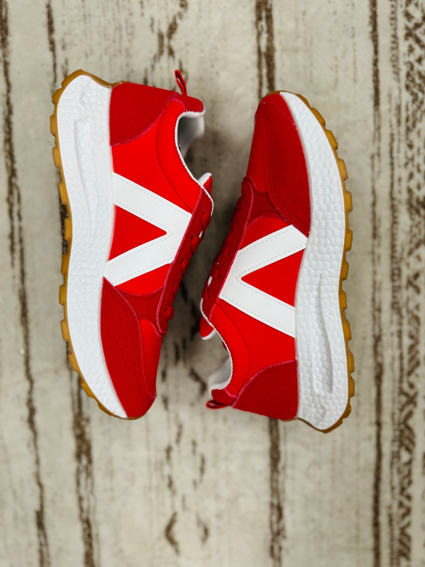 Cozzy Girl Red/White Sneaker