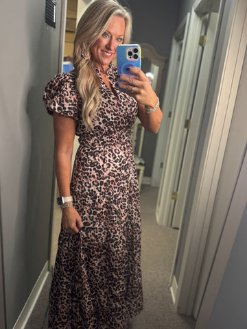 Feeling Fierce Leopard Dress