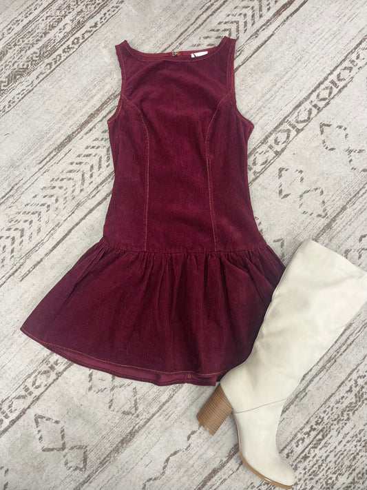 Corduroy Sleeveless Dress