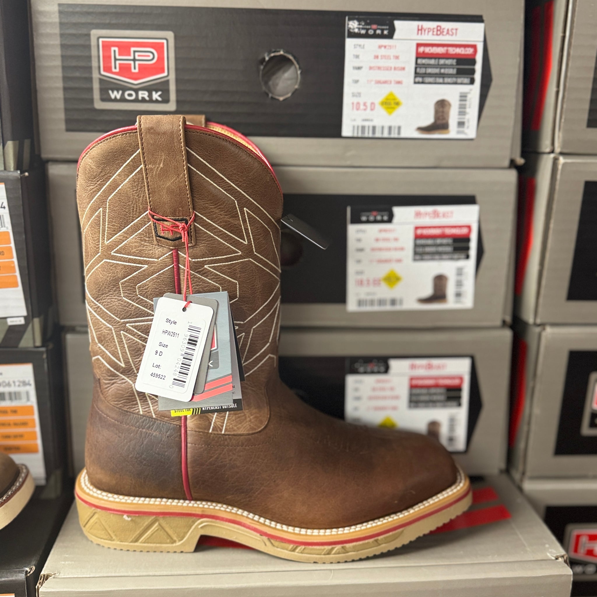 HPW2511 Horse Power Work Boots w/ Steel Toe