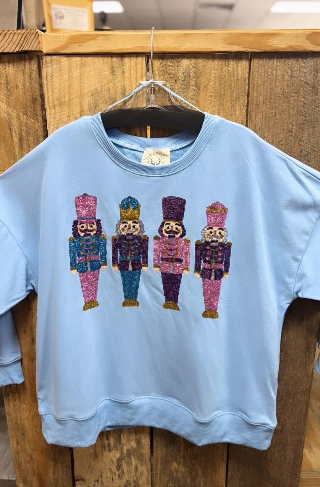 Sequins Nutcracker Oversized Sweatshirt