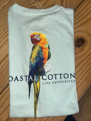 Coastal Cotton Reef Parrot T-Shirt