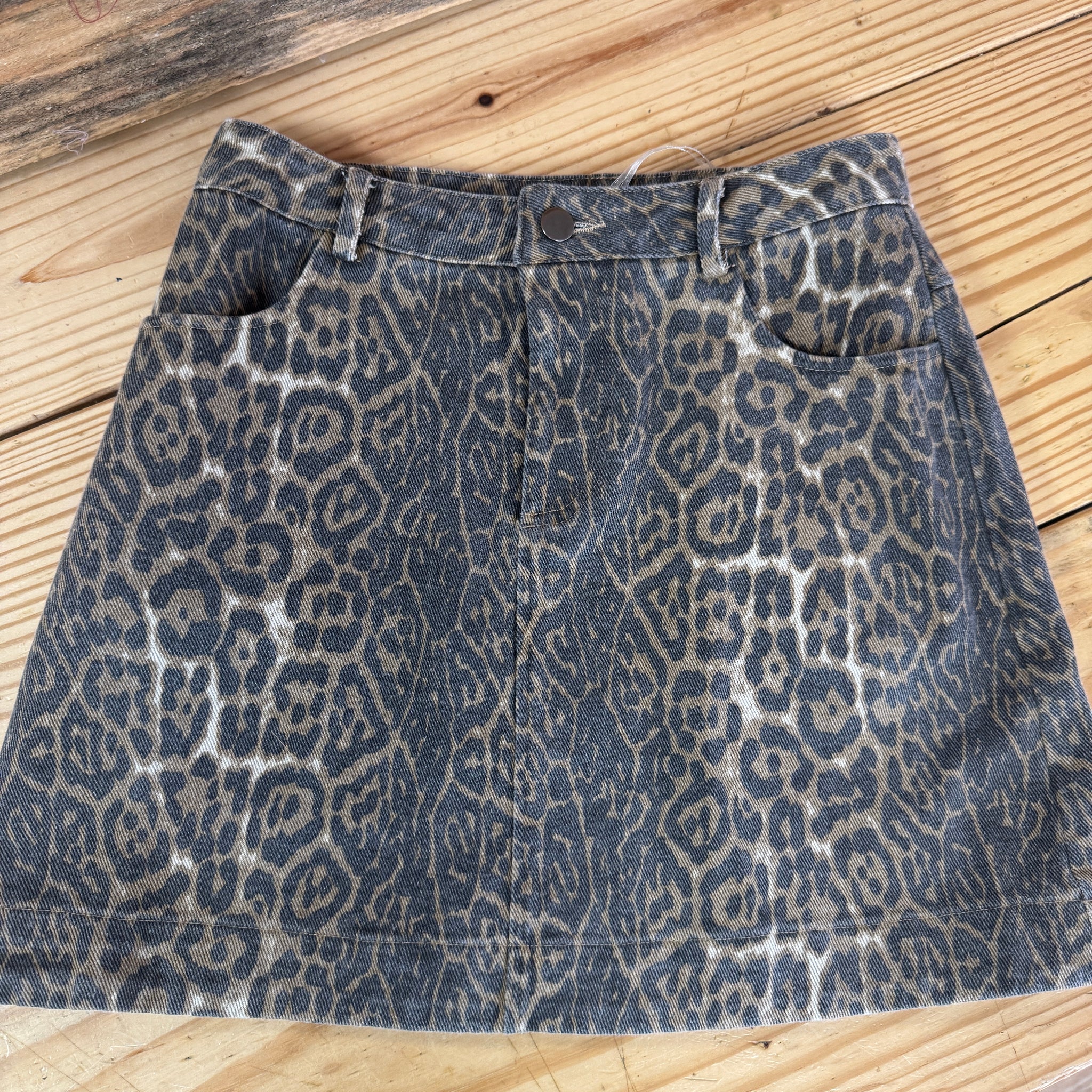 Leopard Print Skirt