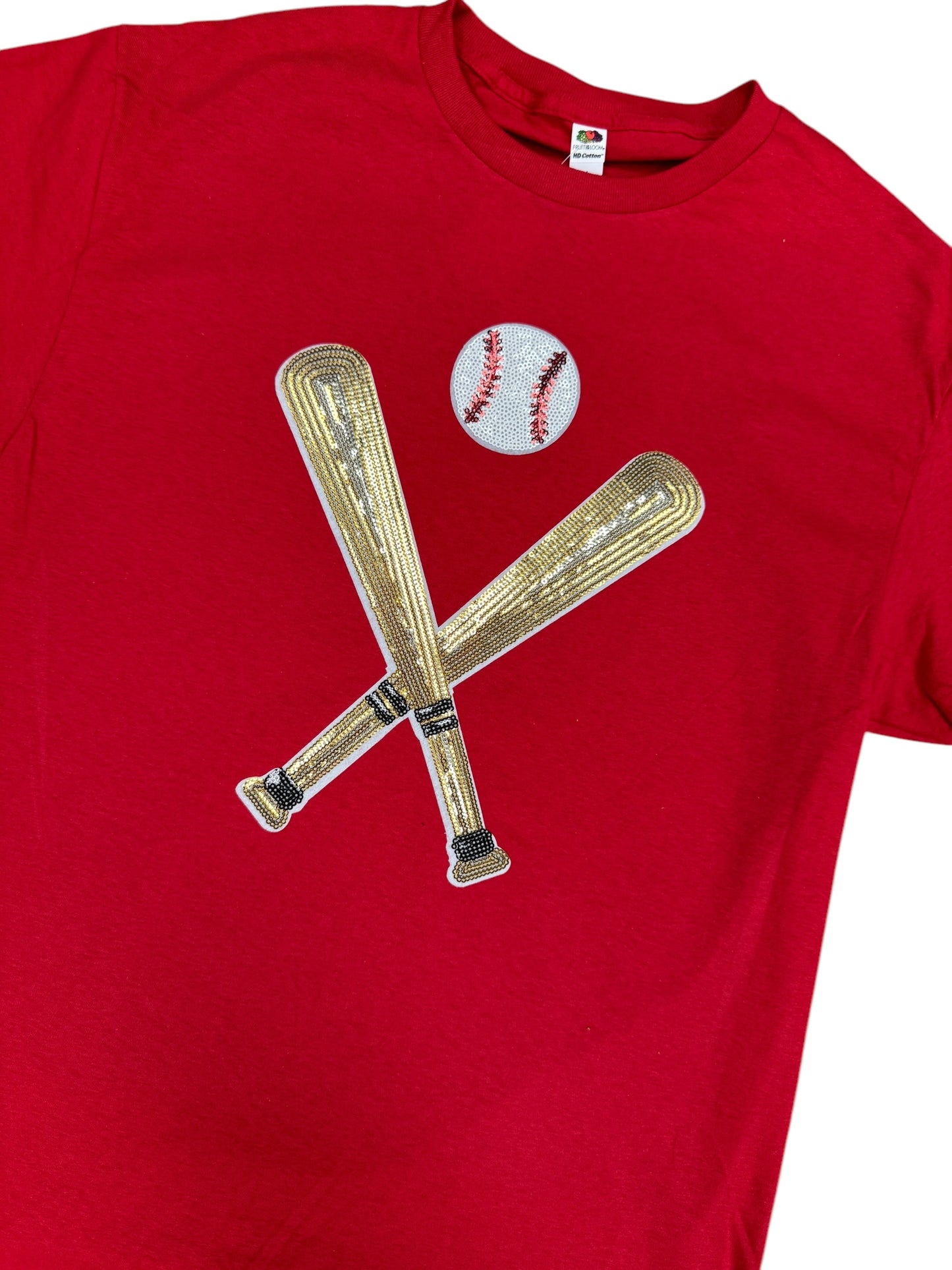 Sequin Baseball Graphic Tee