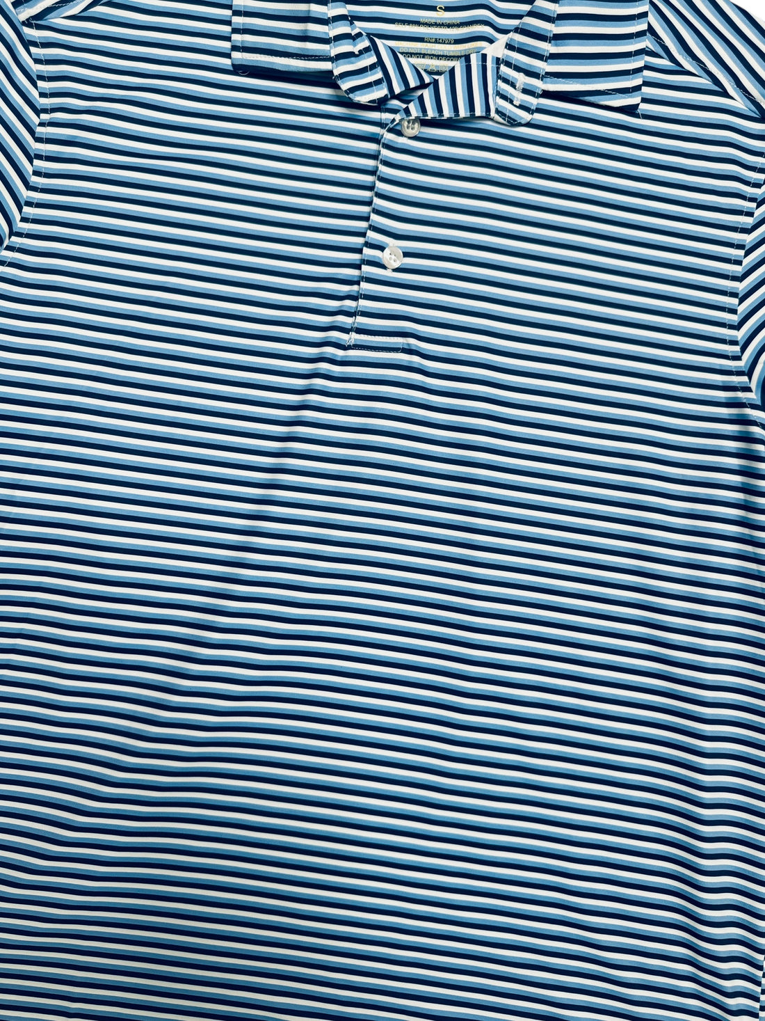 Striped Performance Polo
