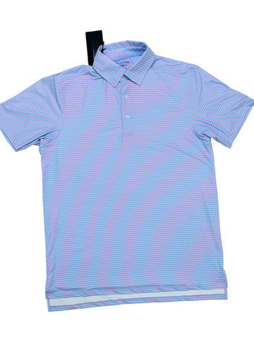 Striped Performance Polo
