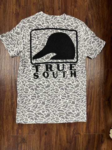Mallard Square White Camo T-Shirt
