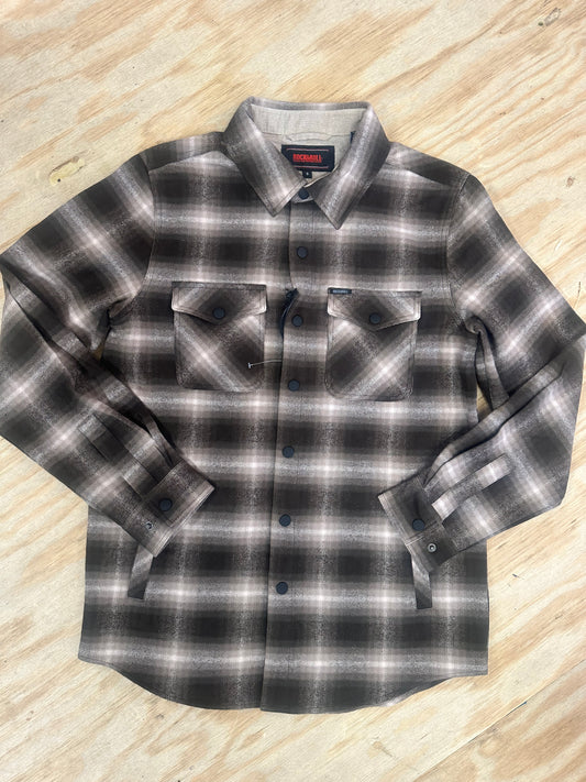 Men's Plaid Shirt Jacket