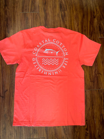 Coastal Cotton Red Offshore T-Shirt