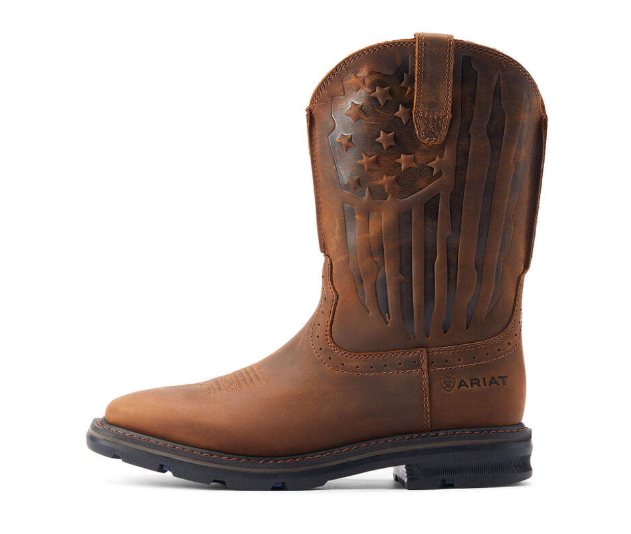 Ariat - 10044426 - Sierra Shock Shield Patriot Steel Toe Boot