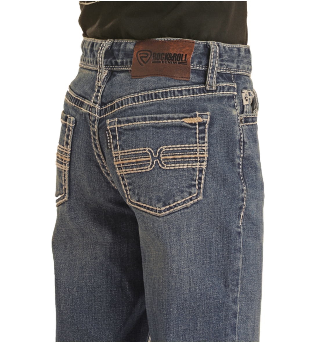 Boy's HOOEY ROPE STITCH BOOTCUT Jeans