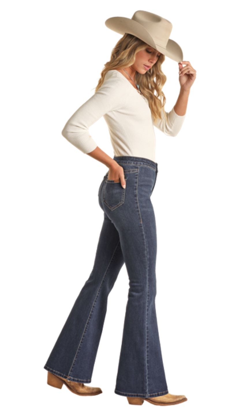 Women's Rock & Roll Flare Jeans