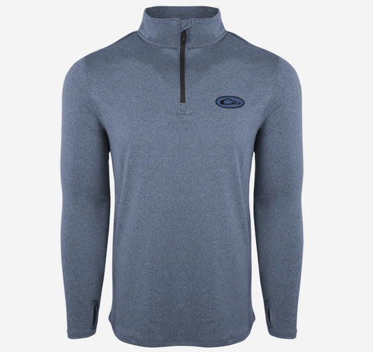 Drake Microlite Performance 1/4 Zip Heather