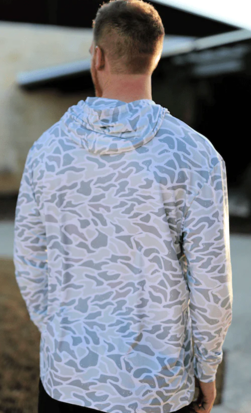 Performance Hoodie - White Camo