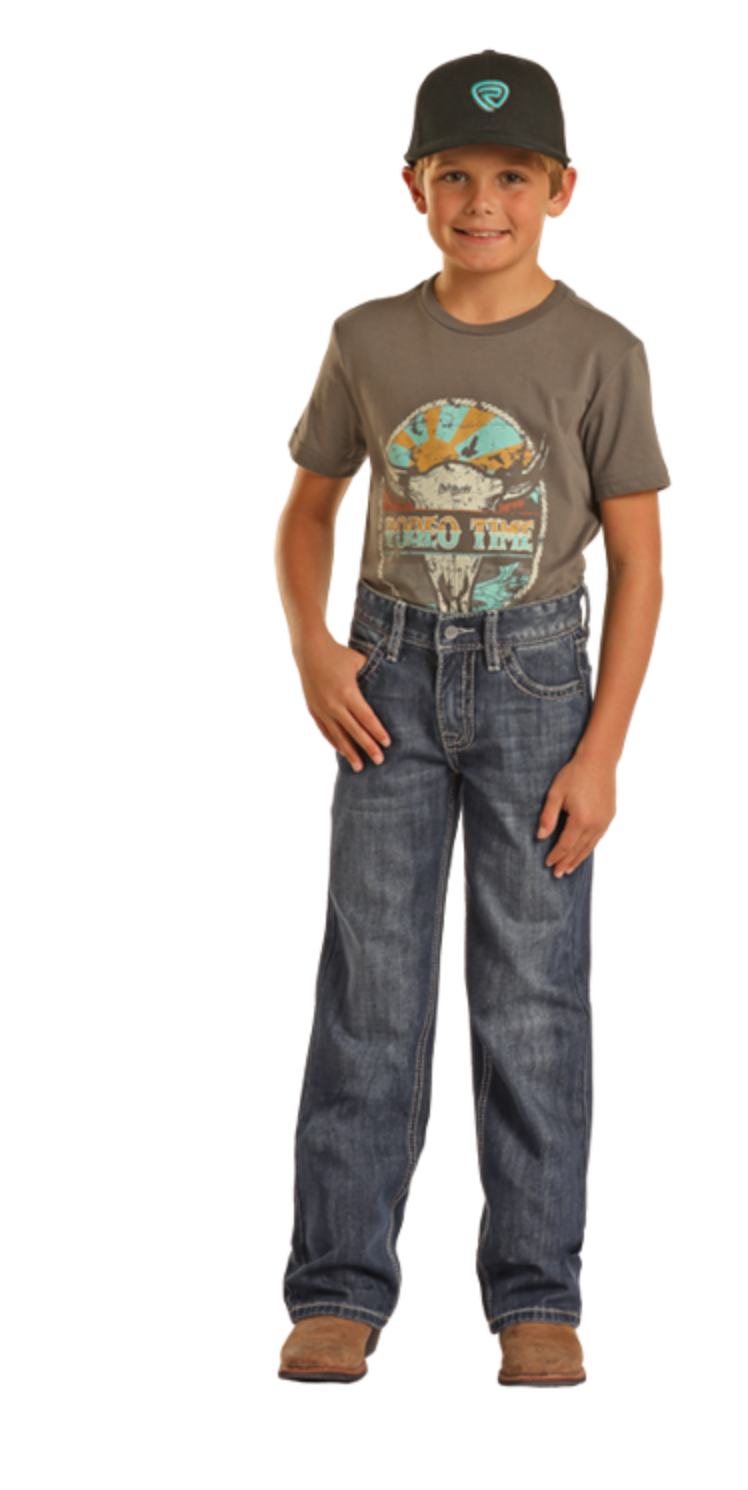 Boys Rock & Roll Denim Bootcut Jean