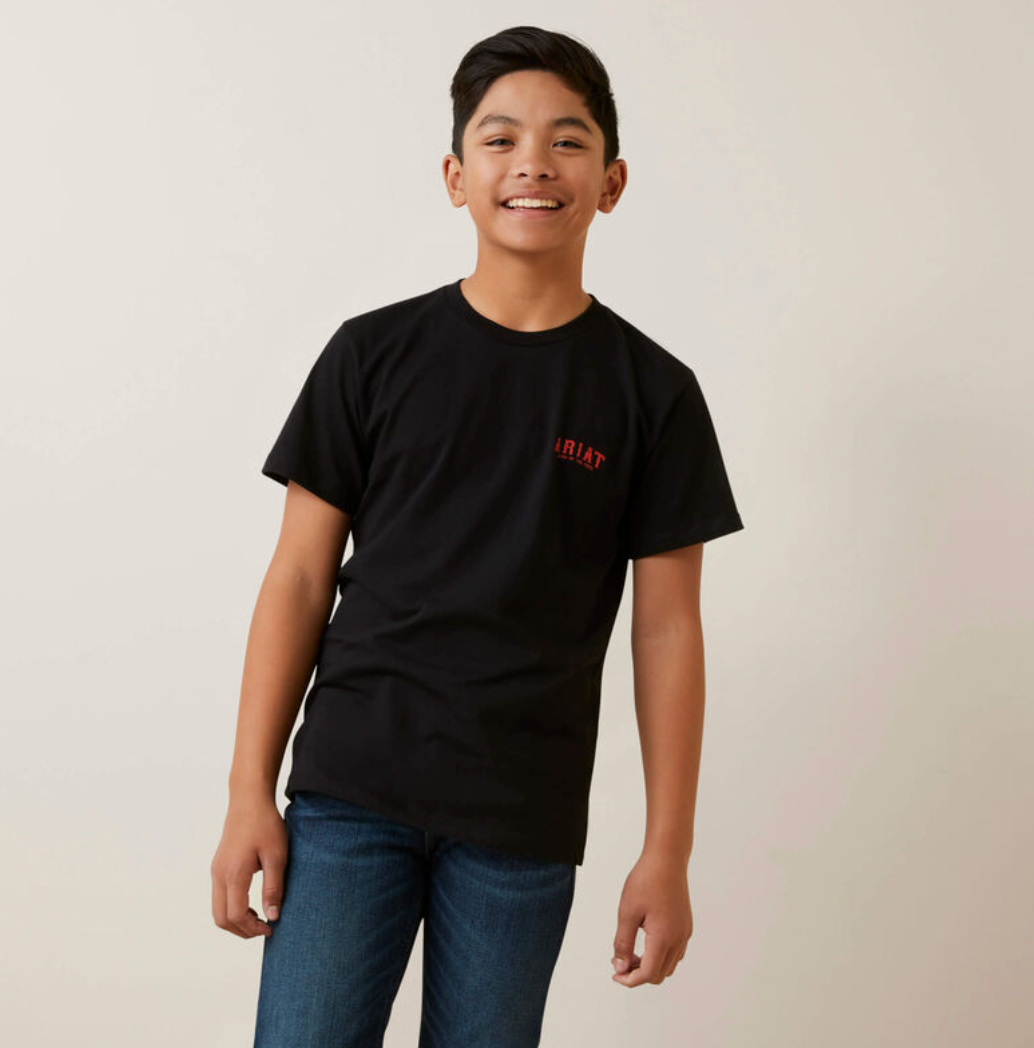 Boy's Ariat Western Vertical Flag T-Shirt