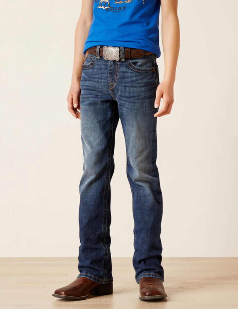 Ariat Boys B4 Relaxed Dennis Boot Cut Jean