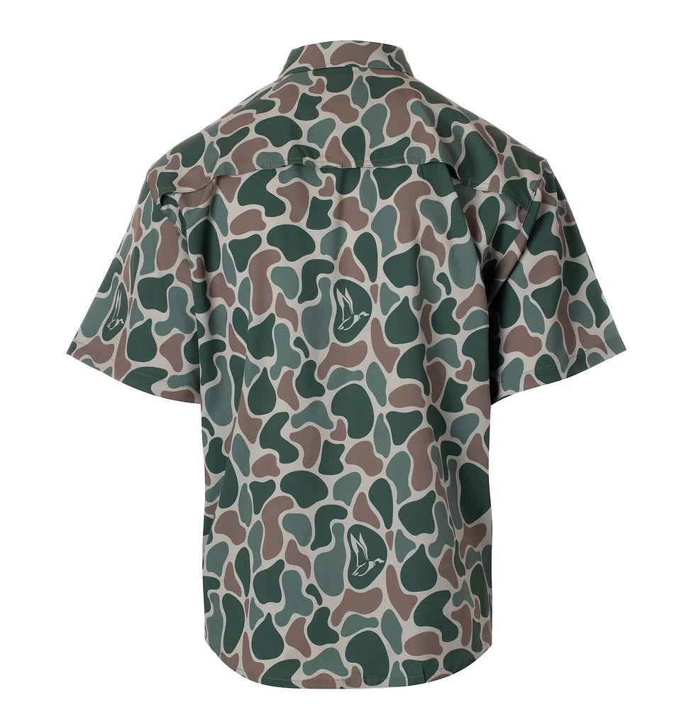 Roost Camo Button Down