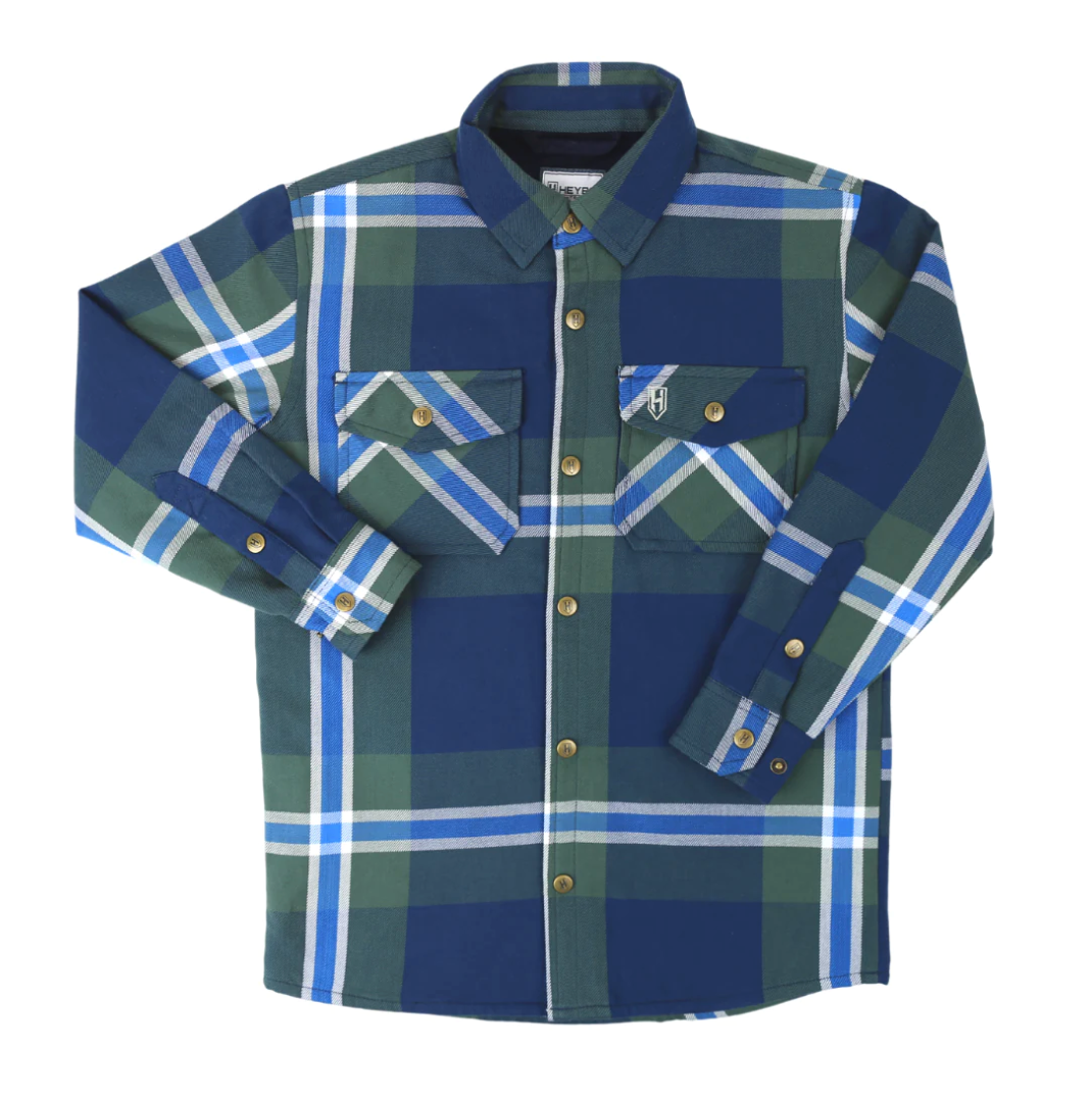 Boy's Thermal Plaid ShirtJacket