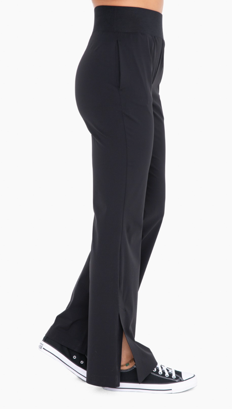 Graphene-Blend Wide Leg Active Pants