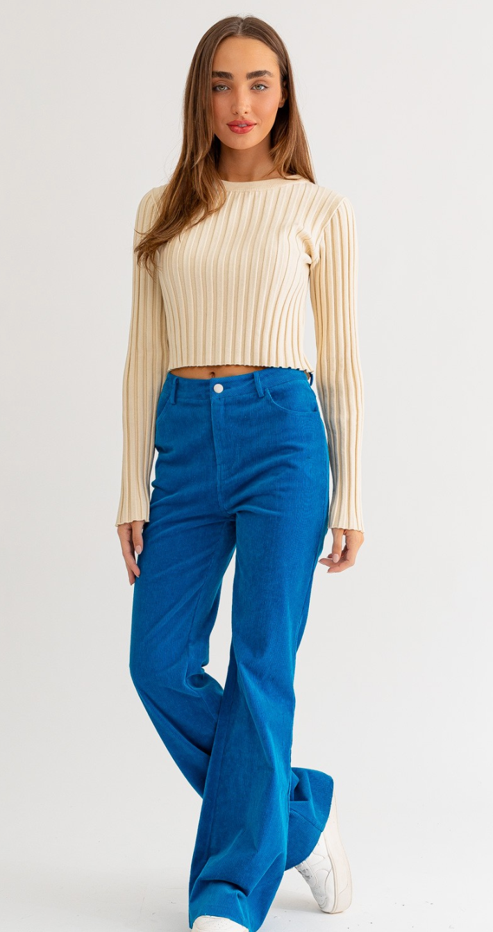 Corduroy Flare Pants