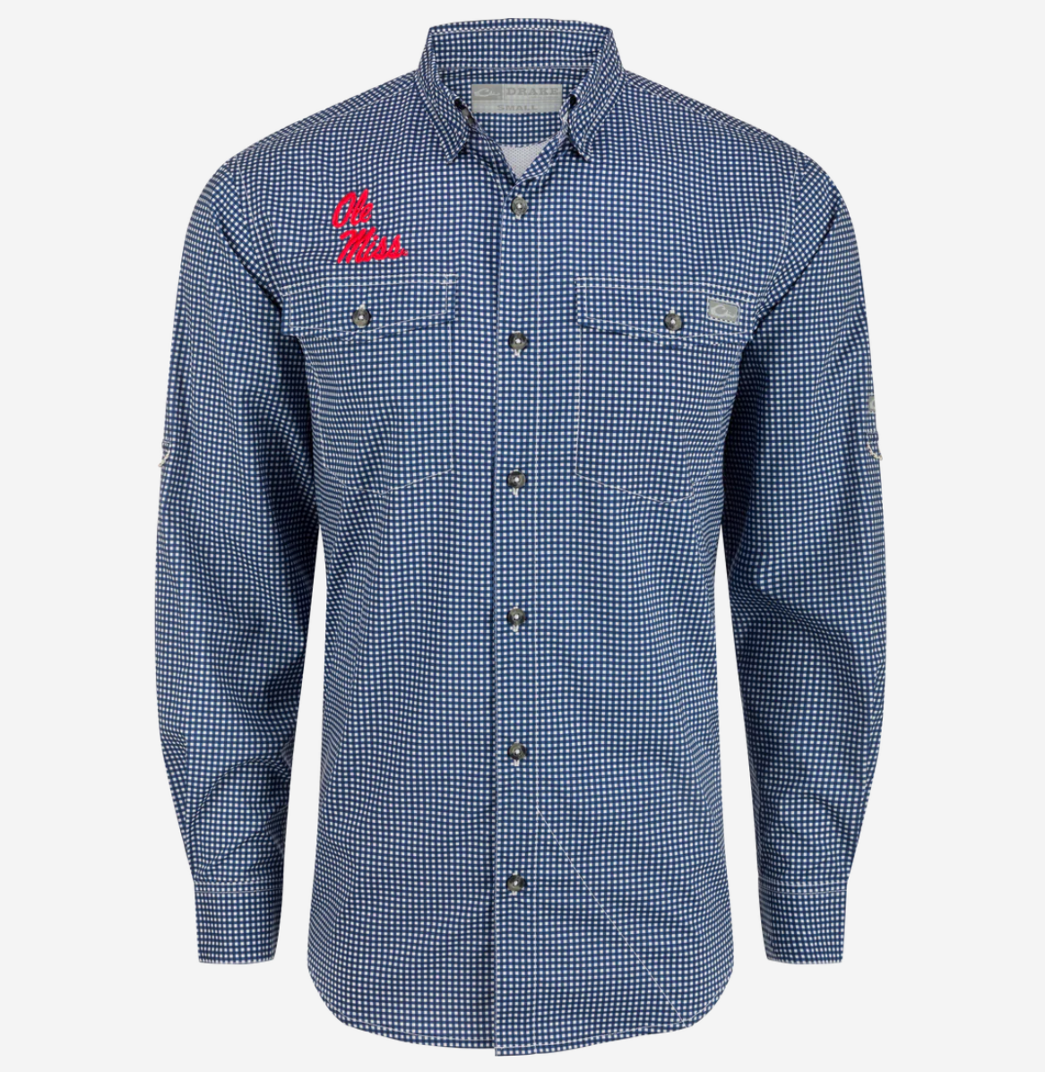 Ole Miss Frat Gingham Long Sleeve Shirt