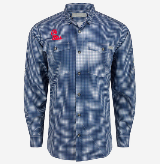 Ole Miss Frat Gingham Long Sleeve Shirt