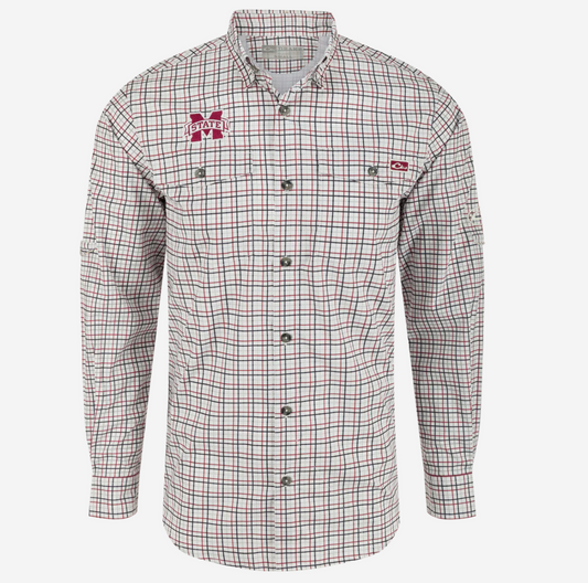 Mississippi State Frat Tattersall Long Sleeve Shirt