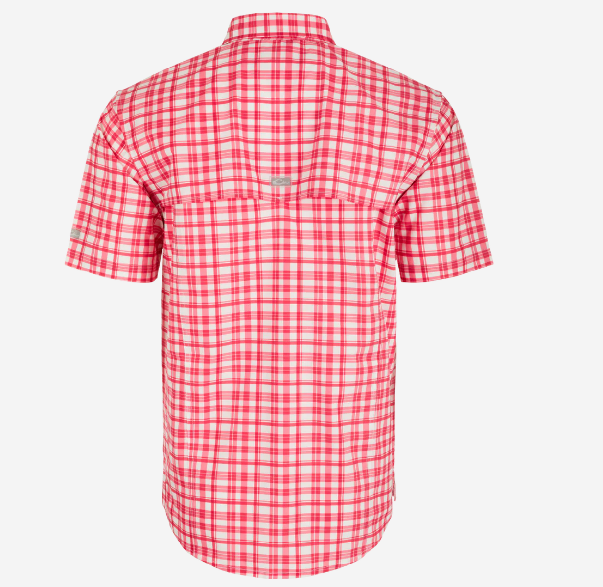 Ole Miss Hunter Creek Windowpane Plaid Short Sleeve Shirt