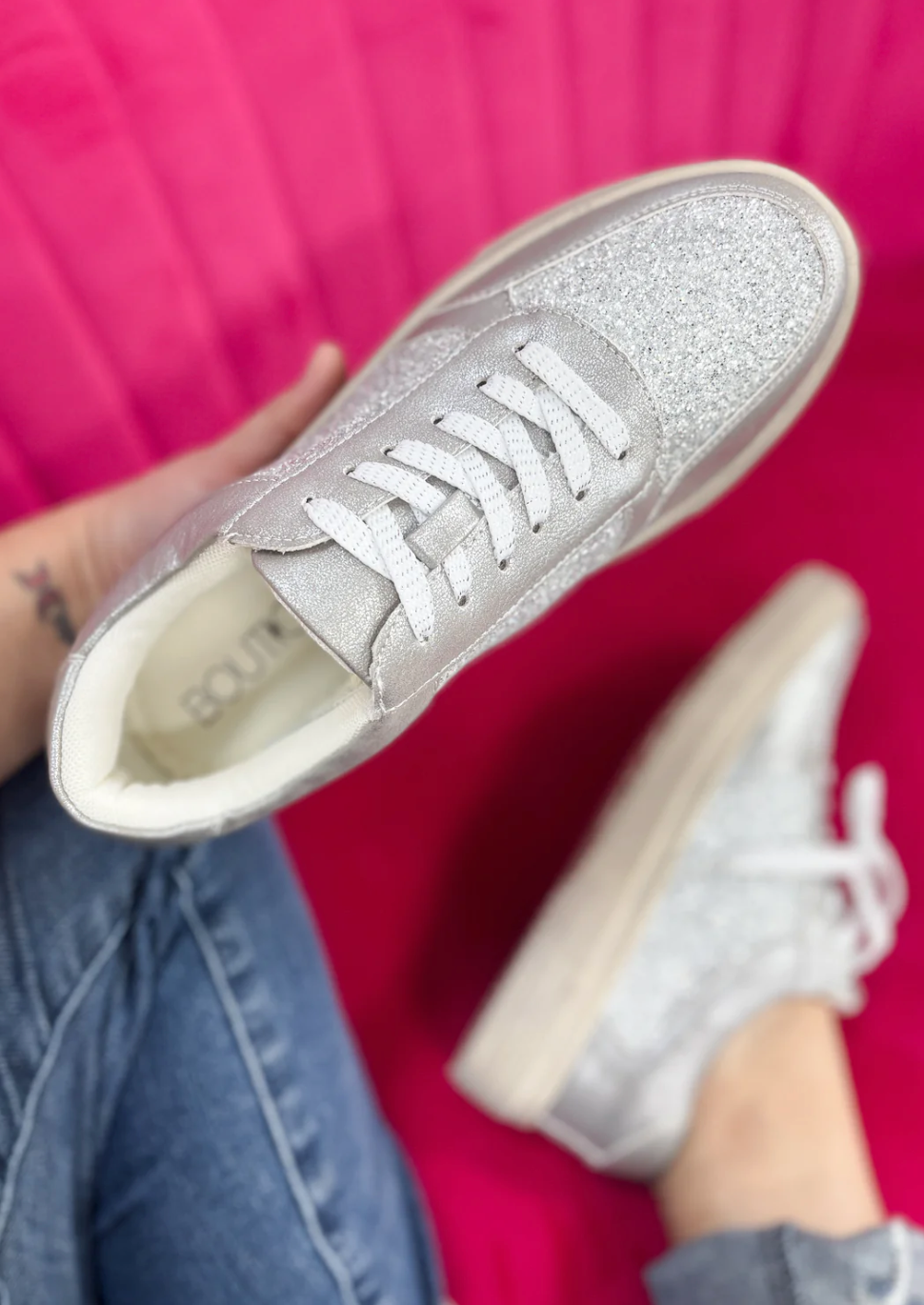 Corkys Rad Sneaker - Silver Metallic