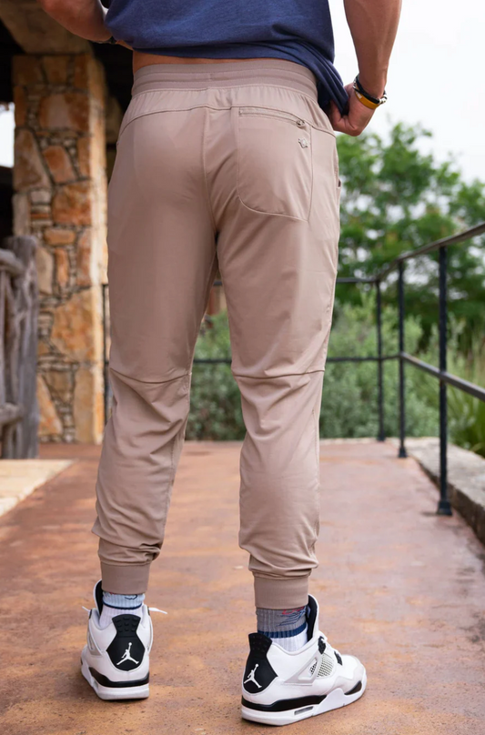 Burlebo Performance Jogger - Cobblestone