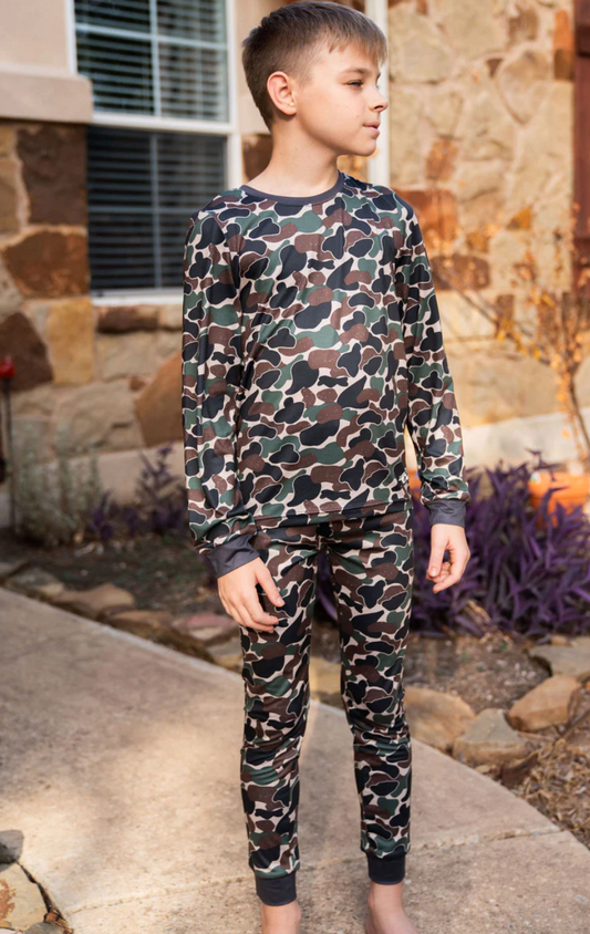 Youth & Toddler - Pajama Set - Throwback Camo