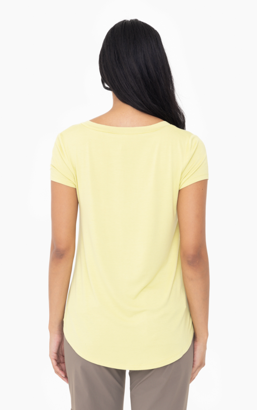 Mono B Flattering V-Neck Top