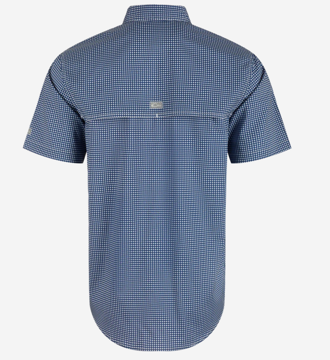 Drake Ole Miss Frat Gingham Short Sleeve Shirt
