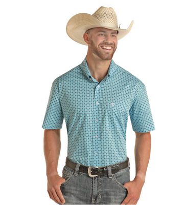 Rock & Roll Denim Men's Button Down Shirt