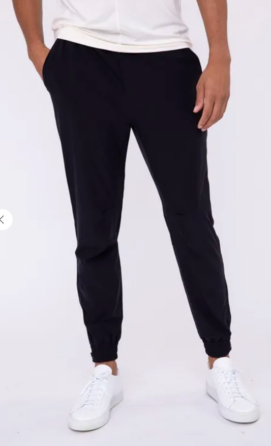 Mono B High-Waisted Zip-Up Ankle Joggers