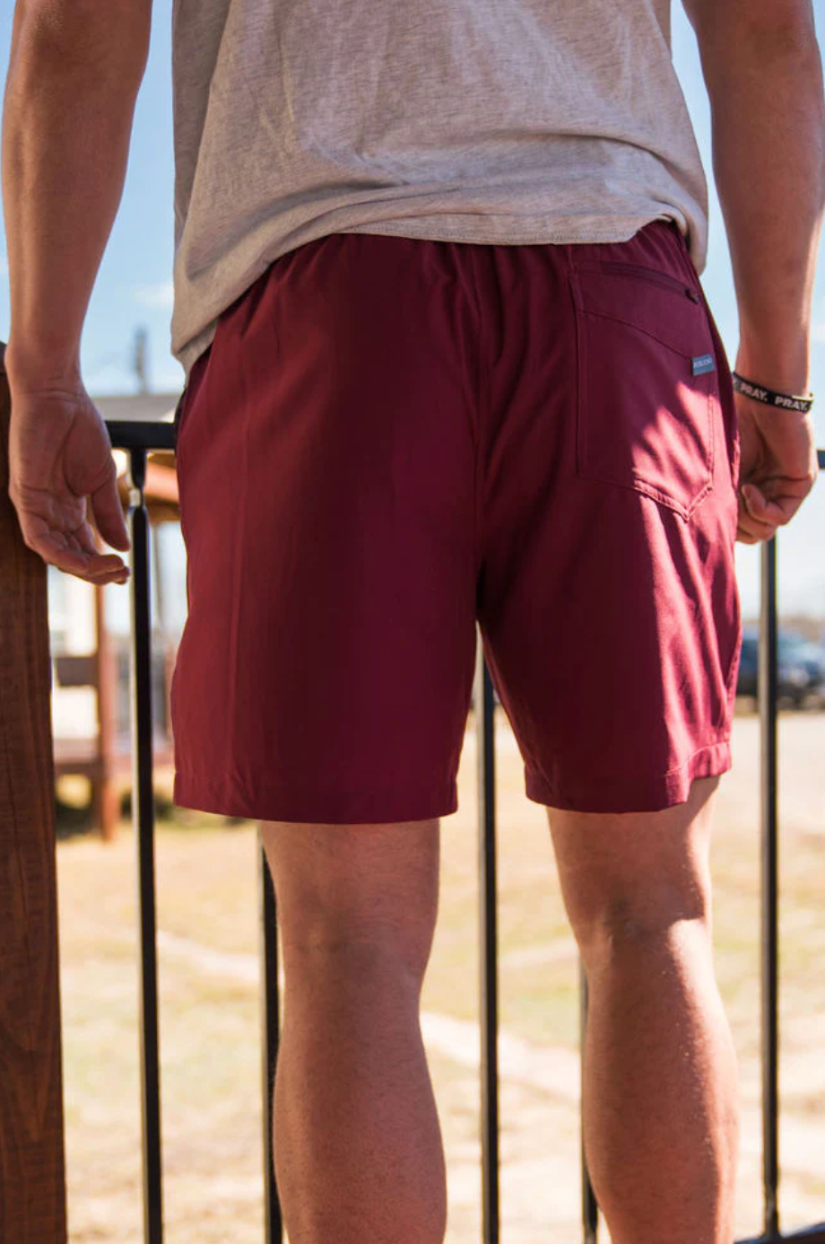 Burlebo Everyday Shorts - Maroon